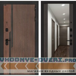 Входная дверь KARMINA с Зеркалом Максимум - Венге