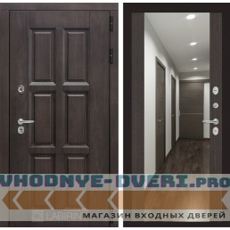 Входная дверь Лондон с зеркалом Максимум - Венге