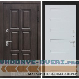 Входная дверь Лондон 14 - Дуб кантри белый горизонтальный