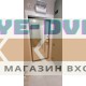 Входная дверь KARMINA с зеркалом Панорама - Белый софт