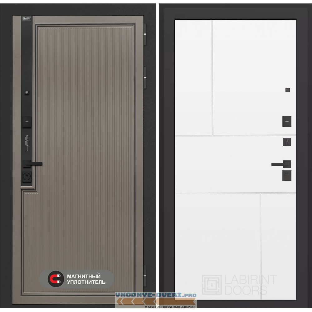 Входная дверь Лаб 1 Про 21 - Белый софт