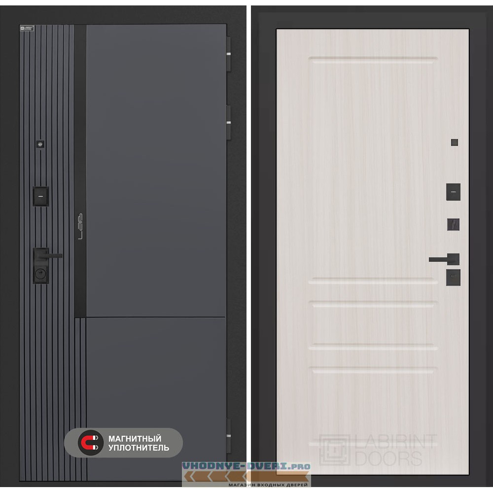 Входная дверь Лаб 2 Про - 03 Сандал белый