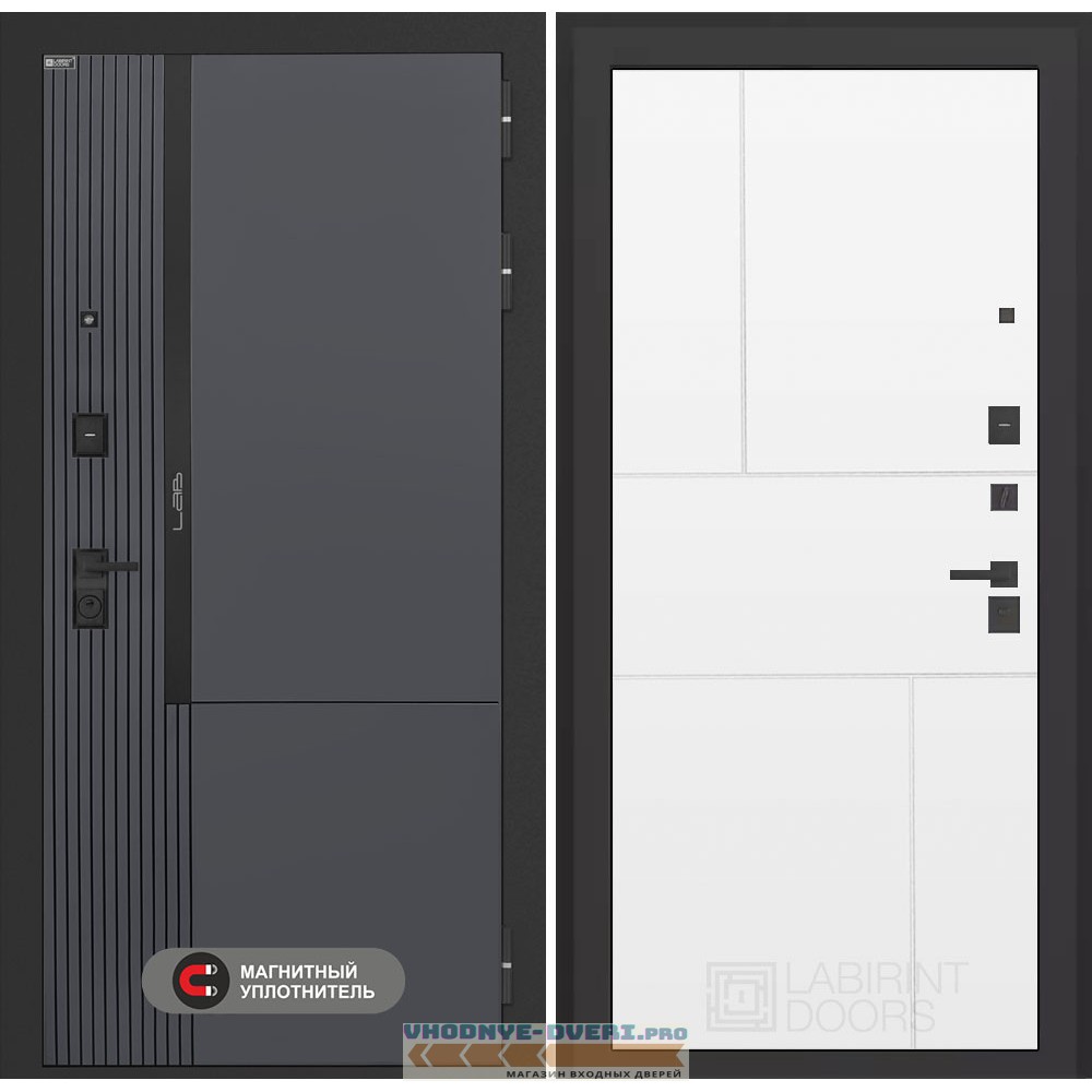 Входная дверь Лаб 2 Про 21 - Белый софт