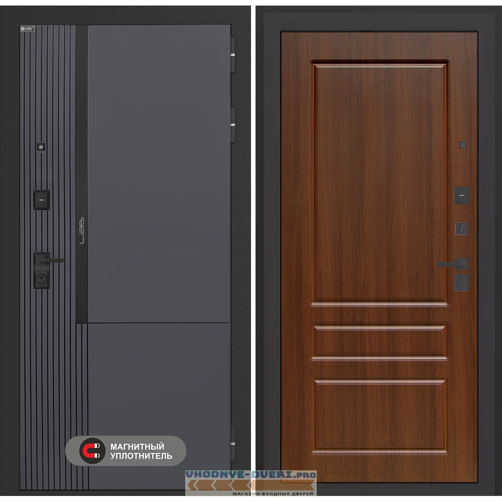 Входная дверь Лаб 2 Про - 03 Орех бренди