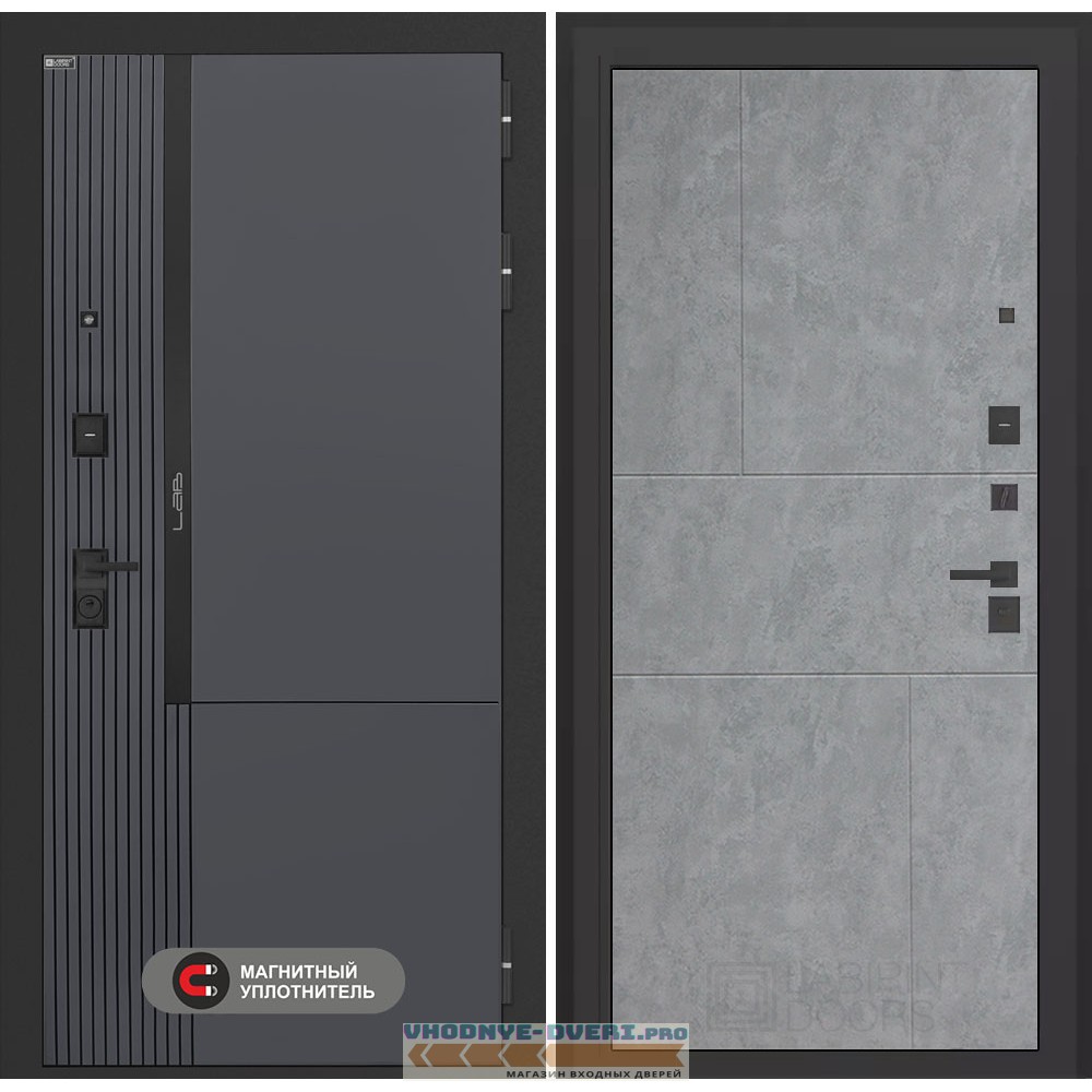 Входная дверь Лаб 2 Про 21 - Бетон светлый