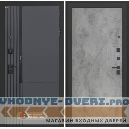 Входная дверь Лаб 2 Про 24 - Бетон светлый