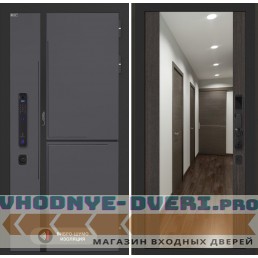 Входная дверь Лабиринт Лаб 3 Смарт с зеркалом Максимум - Венге