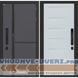 Входная дверь Лабиринт Лаб 3 Смарт 14 - Дуб кантри белый горизонтальный