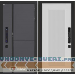 Входная дверь Лабиринт Лаб 3 Смарт 30 - Белый рельеф софт