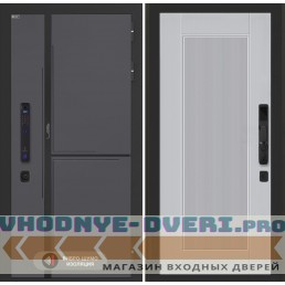 Входная дверь Лабиринт Лаб 3 Смарт 30 - Серый рельеф софт