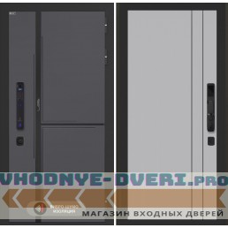 Входная дверь Лабиринт Лаб 3 Смарт 10 - Серый рельеф софт