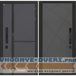 Входная дверь Лабиринт Лаб 3 Смарт 24 - Графит софт
