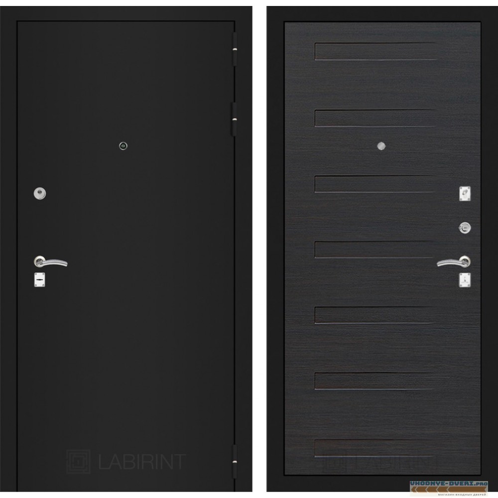 Входная дверь CLASSIC шагрень черная 14 - Эковенге