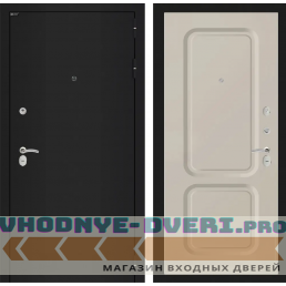 Входная дверь Лабиринт Классик шагрень черная 09 - Капучино Входная дверь Лабиринт Классик шагрень черная 09 - Капучино