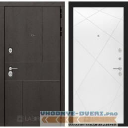 Входная дверь Лабиринт URBAN 24 - Белый софт 1.5 мм