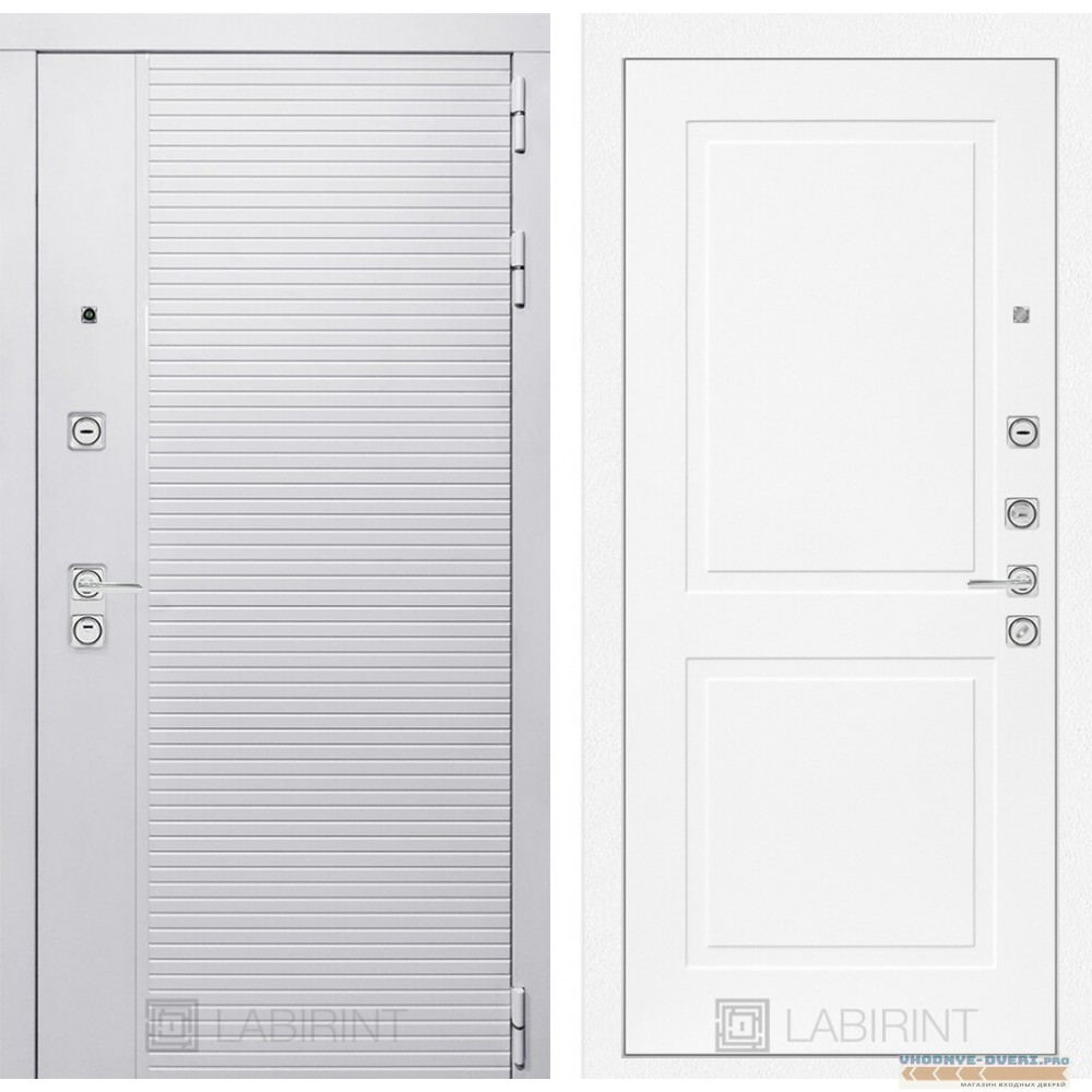 Входная дверь PIANO WHITE 11 - Белый софт