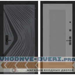 Входная дверь LEOLAB 30 - Серый рельеф софт