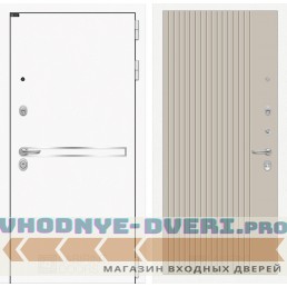 Входная дверь Лабиринт Лайн WHITE 29 - Капучино
