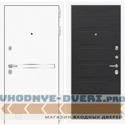 Входная дверь Лабиринт Лайн WHITE 14 - Эковенге поперечный