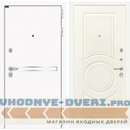 Входная дверь Лабиринт Лайн WHITE 23 - Ванилла веллюто