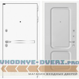 Входная дверь Лабиринт Лайн WHITE 09 - Белый софт