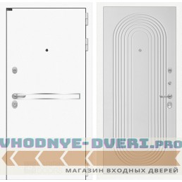 Входная дверь Лабиринт Лайн WHITE 33 - Белый софт