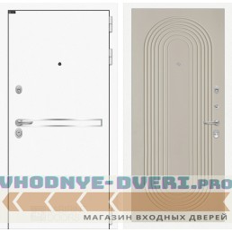Входная дверь Лабиринт Лайн WHITE 33 - Капучино