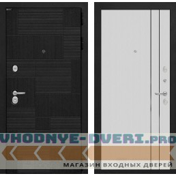 Входная дверь Лабиринт Пазл 10 - Белый рельеф софт