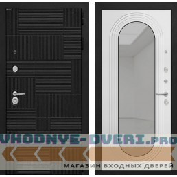 Входная дверь Лабиринт Пазл с зеркалом Дольче - Белый софт