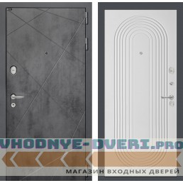 Входная дверь Лабиринт Лофт 33 - Белый софт