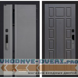 Входная дверь Пиано Смарт 2.0 панель 12 - Венге с электронным замком