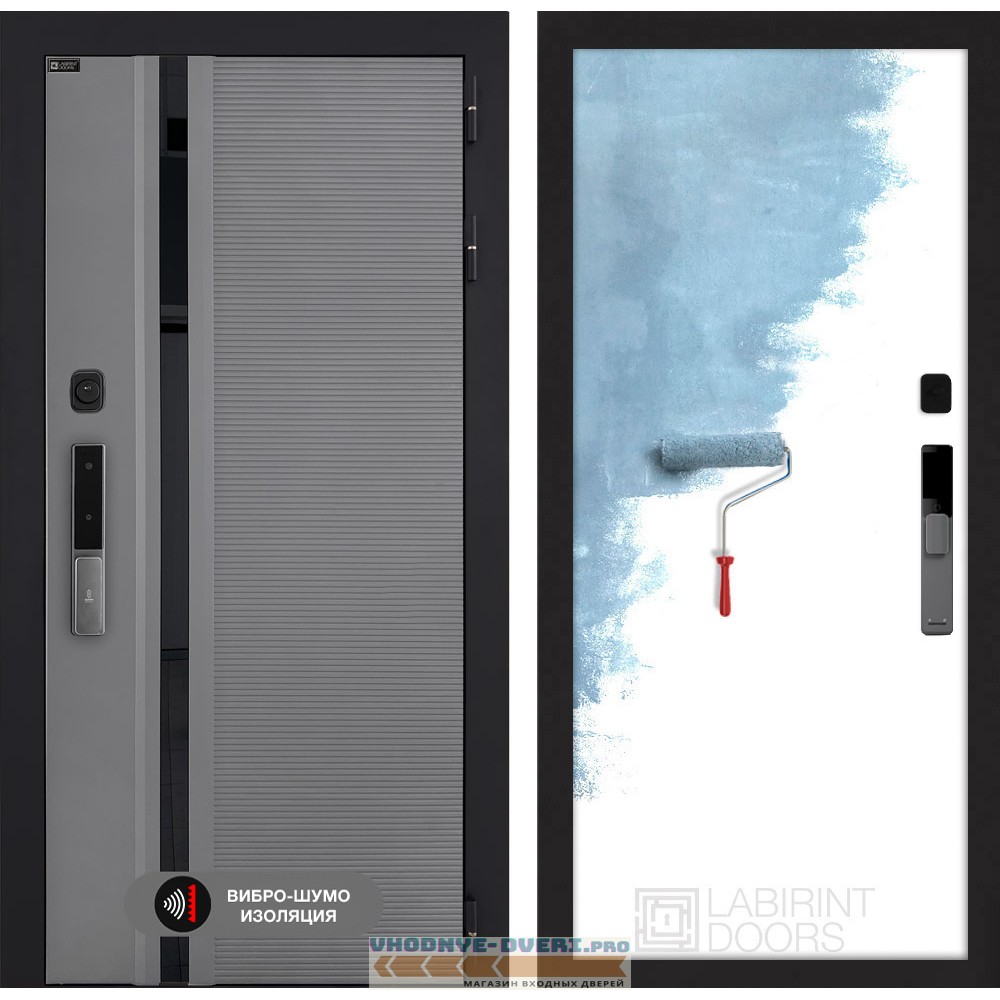 Входная дверь Пиано Смарт 2.0 панель 28 - Грунт под покраску