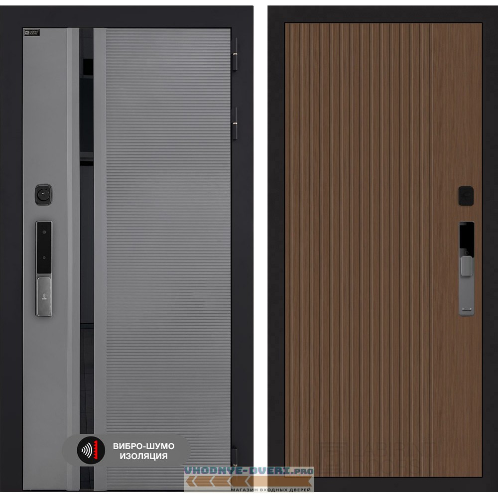 Входная дверь Пиано Смарт 2.0 панель 29 - Дуб кантри темный