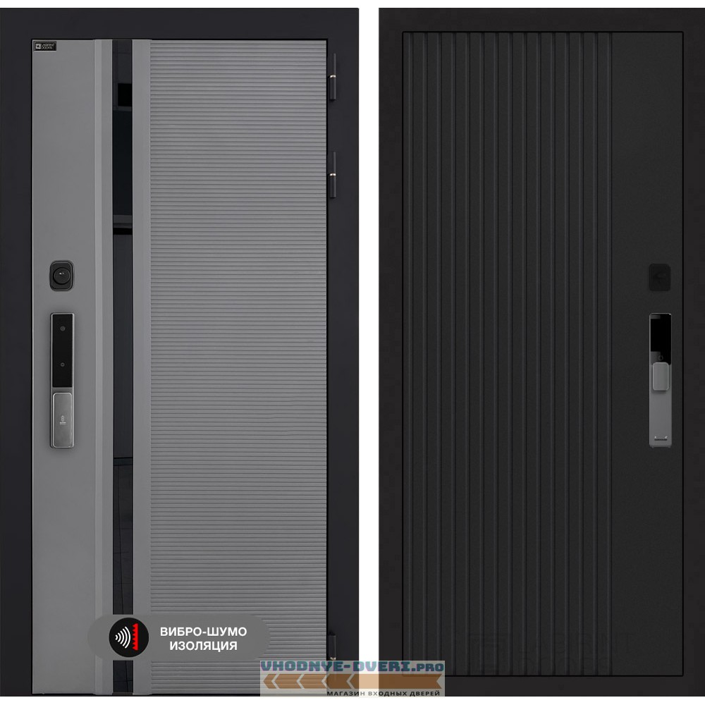 Входная дверь Пиано Смарт 2.0 панель 29 - Черный кварц