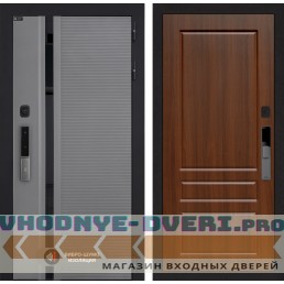 Входная дверь Пиано Смарт 2.0 панель 03 - Орех бренди