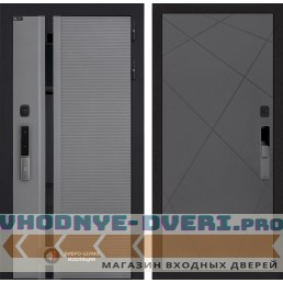 Входная дверь Пиано Смарт 2.0 панель 24 - Графит софт