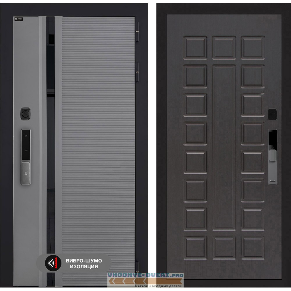 Входная дверь Пиано Смарт 2.0 панель 04 - Венге