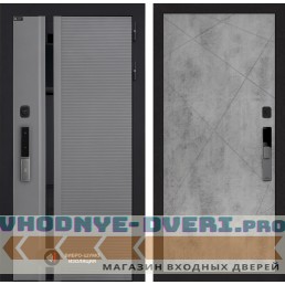 Входная дверь Пиано Смарт 2.0 панель 24 - Бетон светлый