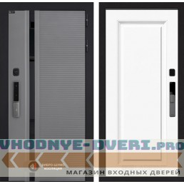 Входная дверь Пиано Смарт 2.0 панель 27 - Эмаль RAL 9003