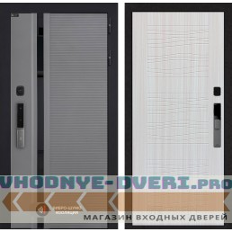 Входная дверь Пиано Смарт 2.0 панель 06 - Сандал белый