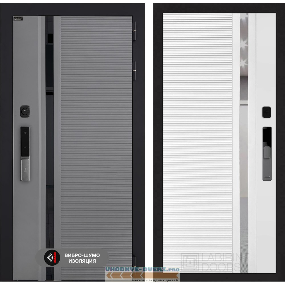 Входная дверь Пиано Смарт 2.0 панель 31 - Белый софт