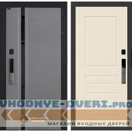 Входная дверь Пиано Смарт 2.0 панель 03 - Крем софт