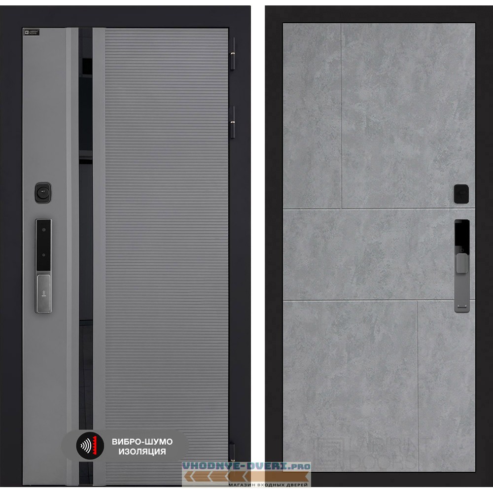 Входная дверь Пиано Смарт 2.0 панель 21 - Бетон светлый