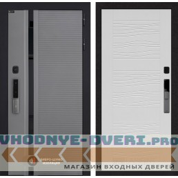 Входная дверь Пиано Смарт 2.0 панель 06 - Белое дерево