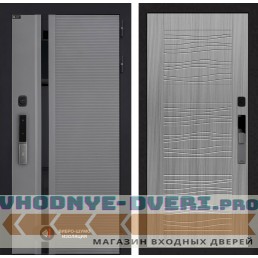 Входная дверь Пиано Смарт 2.0 панель 06 - Сандал серый