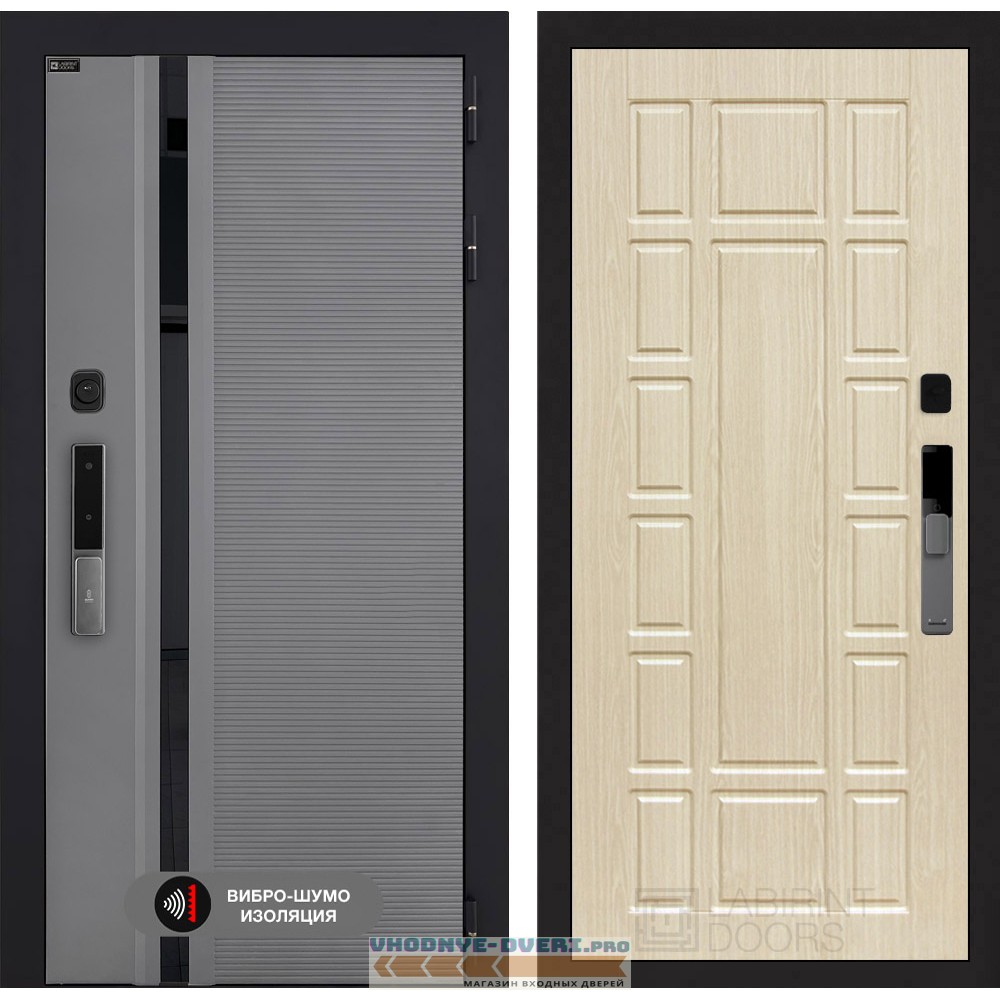 Входная дверь Пиано Смарт 2.0 панель 12 - Беленый дуб