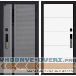 Входная дверь Пиано Смарт 2.0 панель 13 - Белый софт с электронным замком