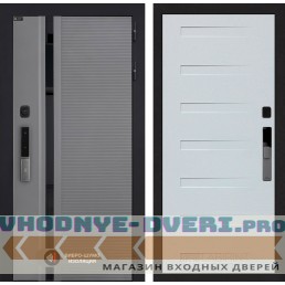 Входная дверь Пиано Смарт 2.0 панель 14 - Дуб кантри белый