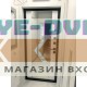 Входная дверь Лабиринт PIANO с зеркалом Максимум - Белый софт