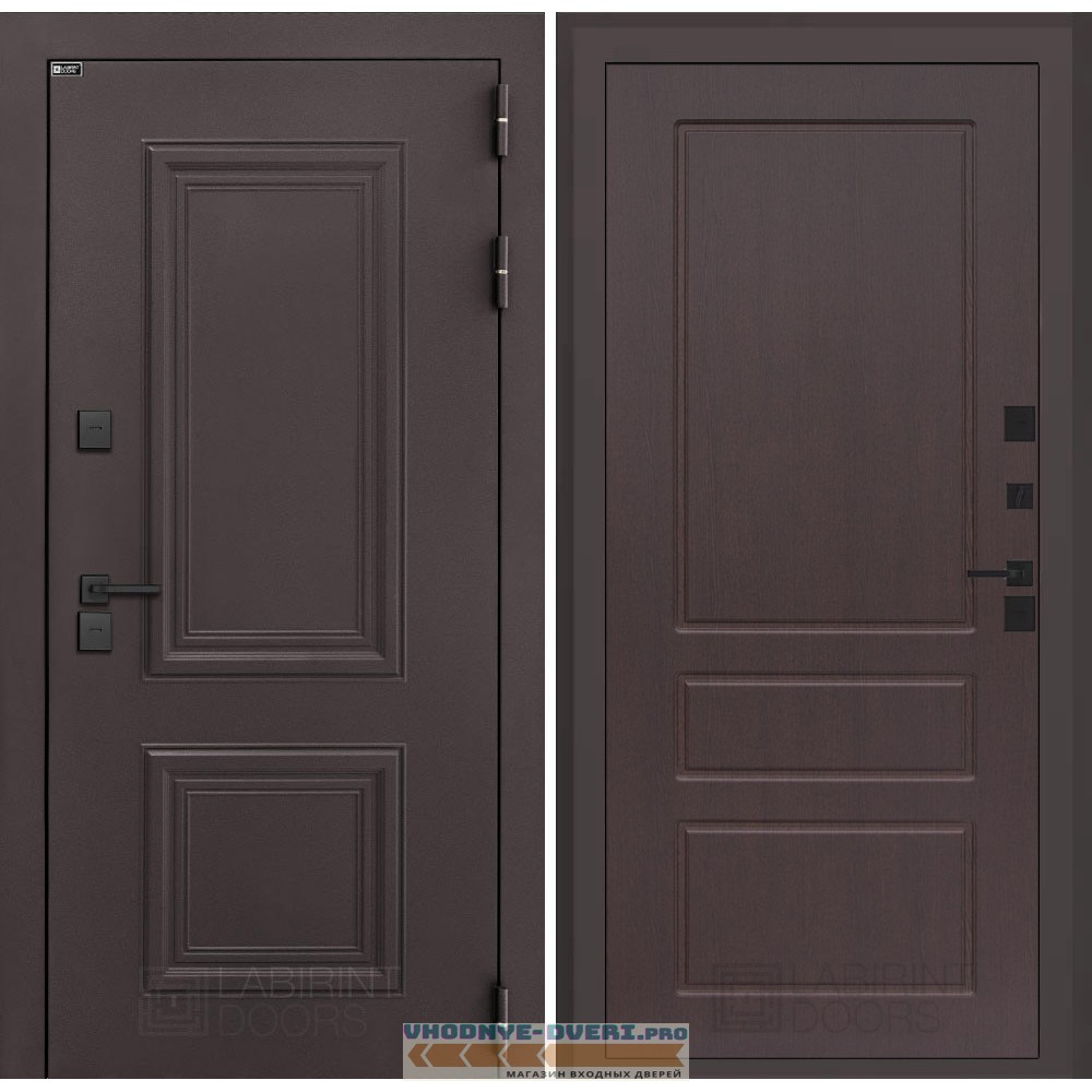 Входная дверь Полярис лайт 03 - Орех премиум